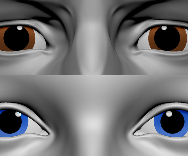 how to paint an eye in zbrush