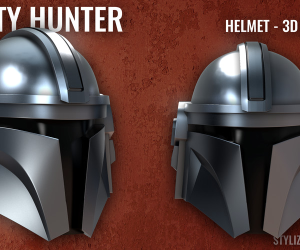 ArtStation - Bounty Hunter - Helmet - 3D Print Asset ...