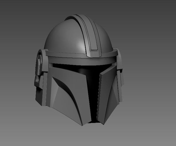 ArtStation - Bounty Hunter - Helmet - 3D Print Asset | Resources