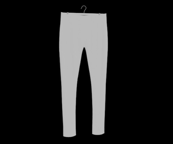 ArtStation - folded hanging jeans pants trousers clothing fold 3D model ...