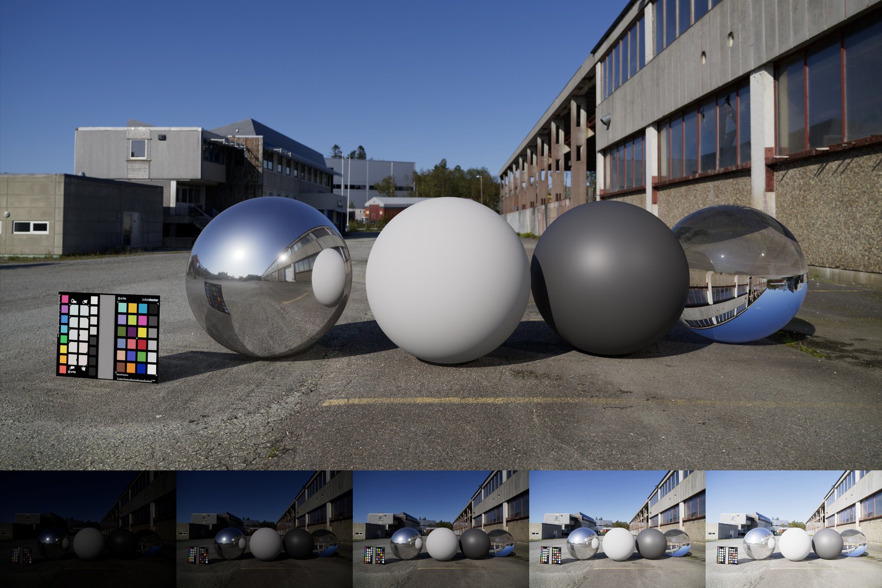 ArtStation Exterior Abandoned Factory Parking Lot Resources