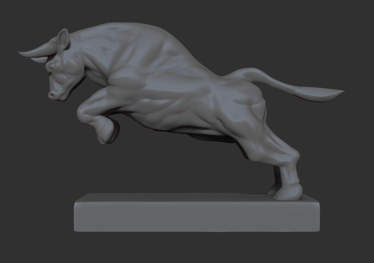 Artstation Angry Bull 3d Print Model Resources 5332