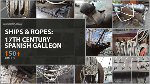 Ships and Ropes Photo References Pack