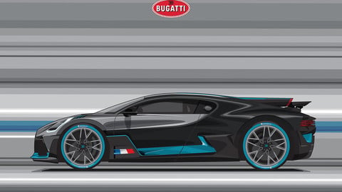 BUGATTI DIVO/Digital File Vector