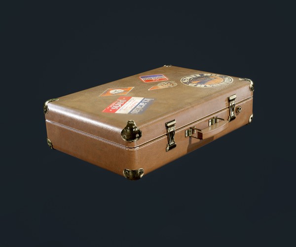 ArtStation - 7 Antique Suitcase Luggage Game Ready | Game Assets