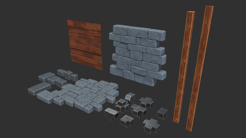 Dungeon Wall Building Set
