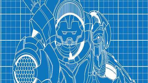 HulkBuster - blueprint