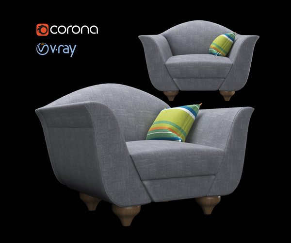 ArtStation Italian armchair Resources