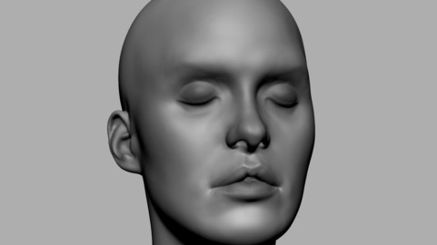 Base Female Head 03