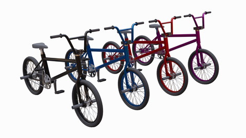 Bikes - Low Poly