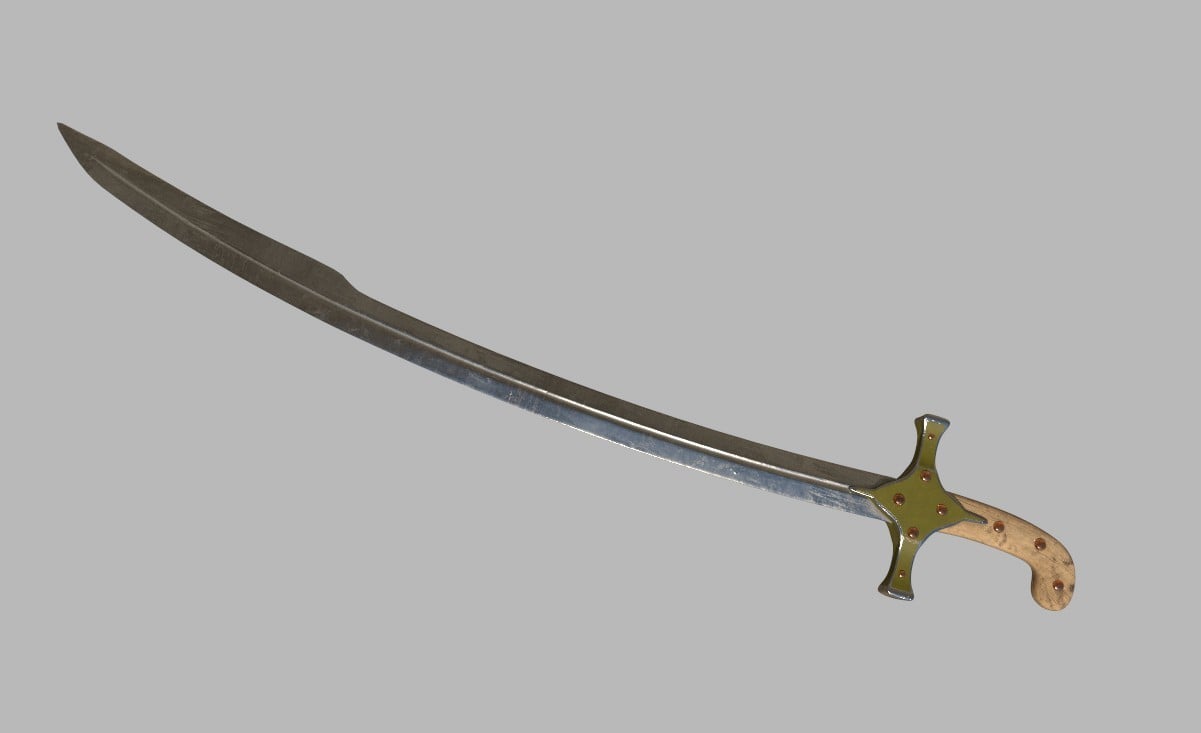 arabian curved sword