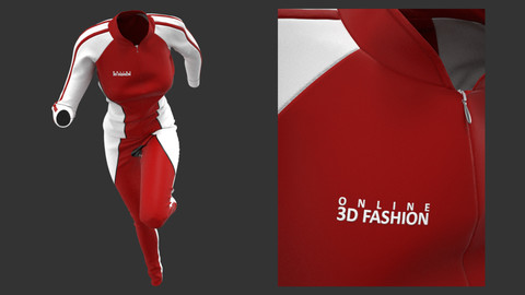 Marvelous Designer and Clo3D - Female Sport Suit