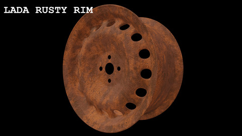 «LADA Rusty Rim» (game ready) by mkaplunow