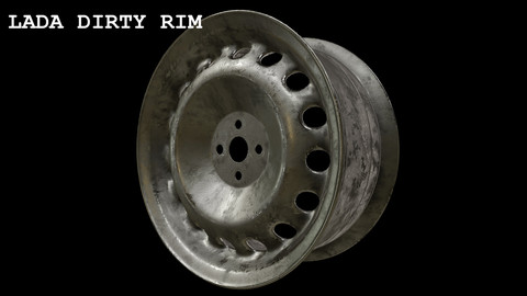 «LADA Dirty Rim» (game ready) by mkaplunow