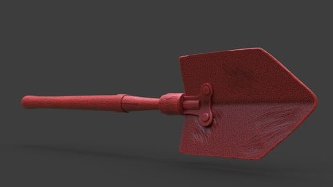 Old Steampunk Shovel 3D Print