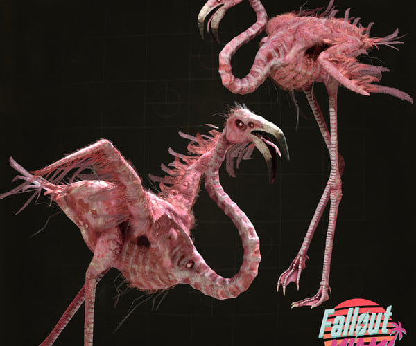 Flamingo and Ogre by Najeev Raj Nadarajah