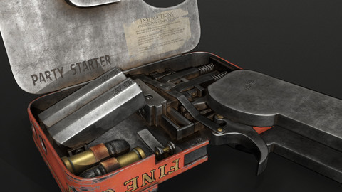 Party Starter_Highpoly_Lowpoly_Uvs