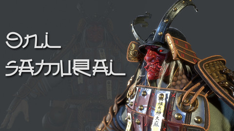 Oni Samurai - Game Ready