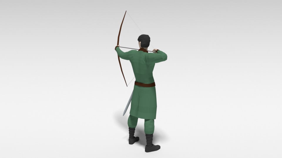 Archer model. Лоу Поли 3d модель Archer. Archer 3d.