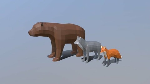 Low Poly Forest Animals Pack