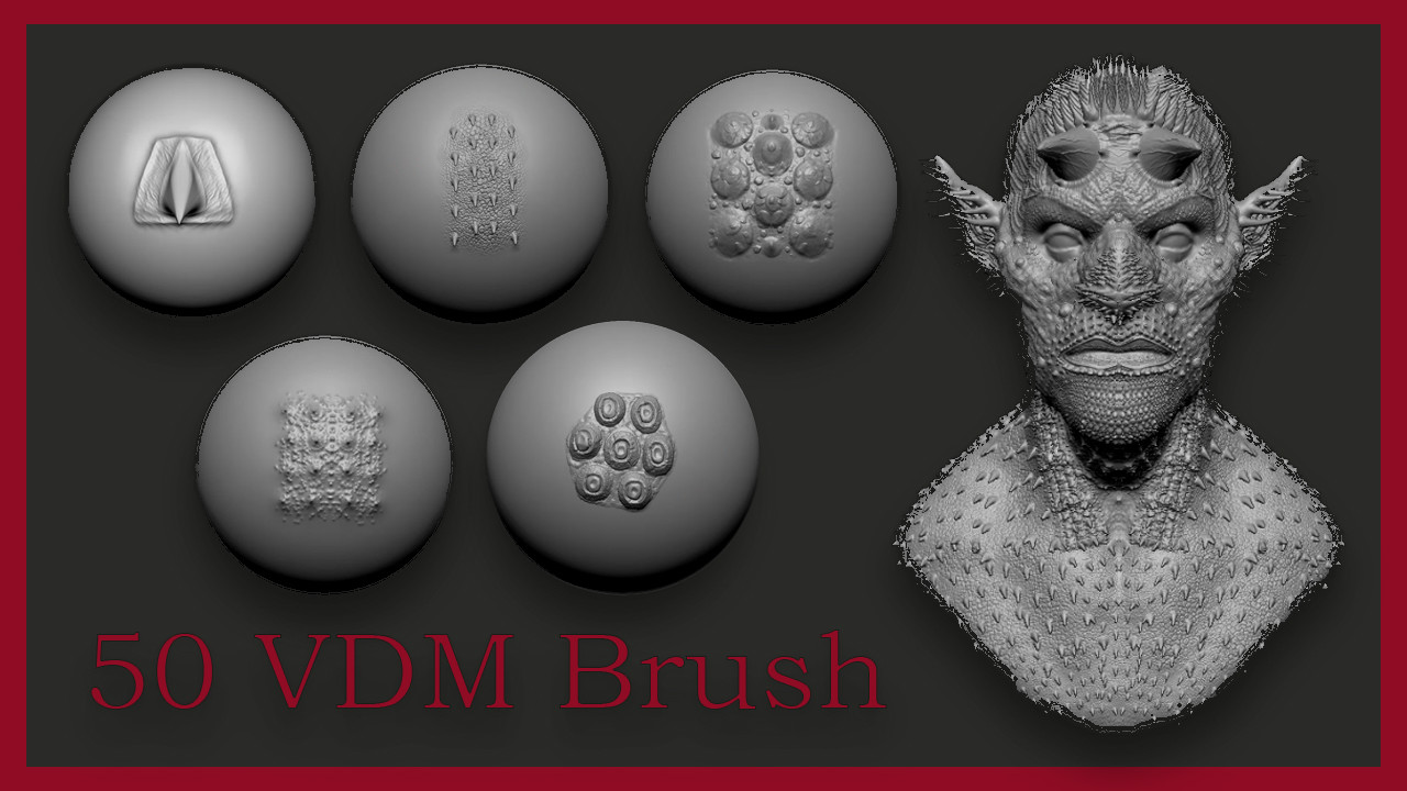 how to make a vdm brush zbrush