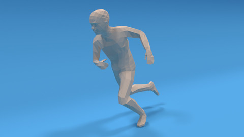 Low Poly Kid Running
