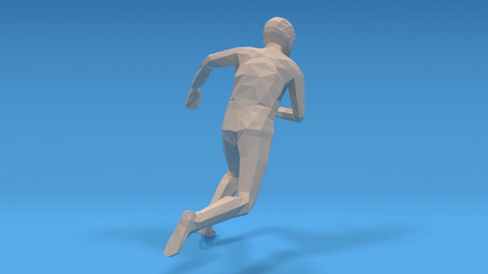 ArtStation - Low Poly Kid Running | Resources