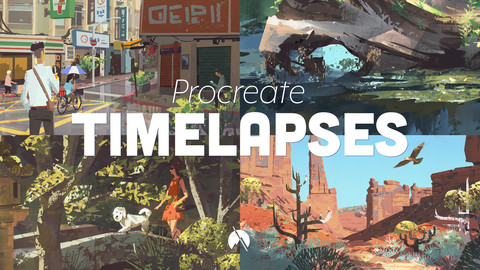 TIMELAPSES - 20 Procreate Painting Timelapse Videos