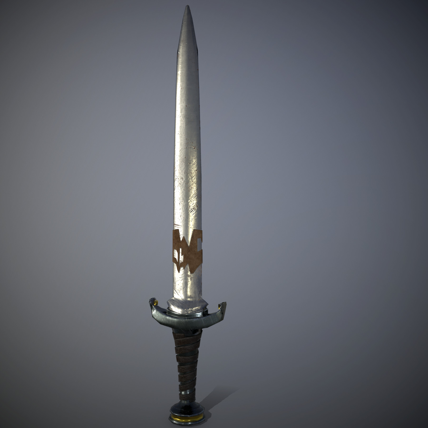 ArtStation - KNIGHTLY SWORD low poly 12th century weapon | Game Assets