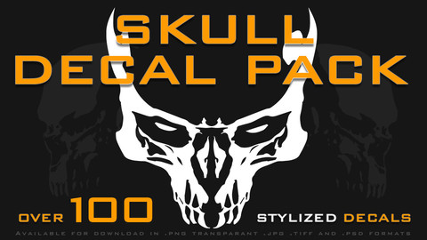 Skull Decal Pack - 100+