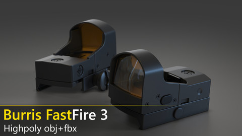 Fastfire 3 Red Dot Sight - Highpoly