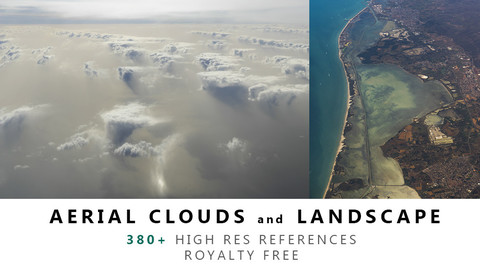 Aerial CLOUDS and LANDSCAPES Texture PACK