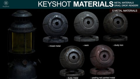 Metal Materials for Keyshot (Part 3)