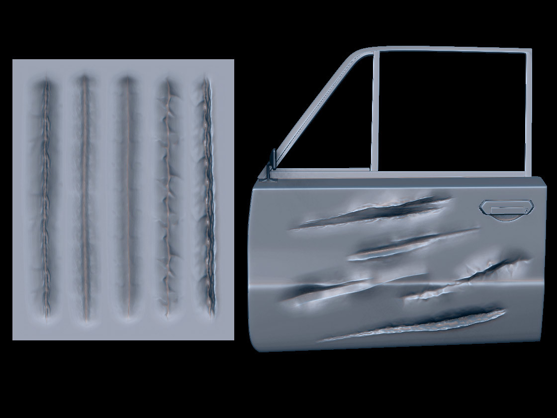 ArtStation Metal Dents Brushes for Zbrush Brushes