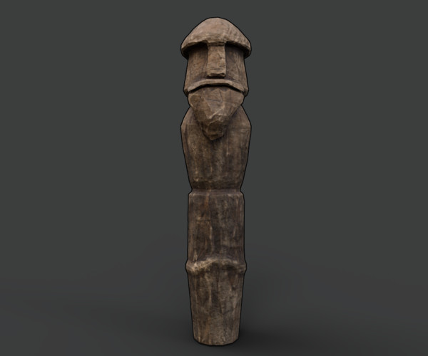 ArtStation - Carved Slavic Wooden Medieval Settlement Totem Statue Pack ...