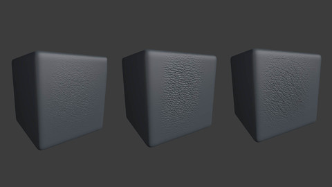 ZBRUSH 3 Realistic Leather Pattern Displacement Alpha Map Brushes