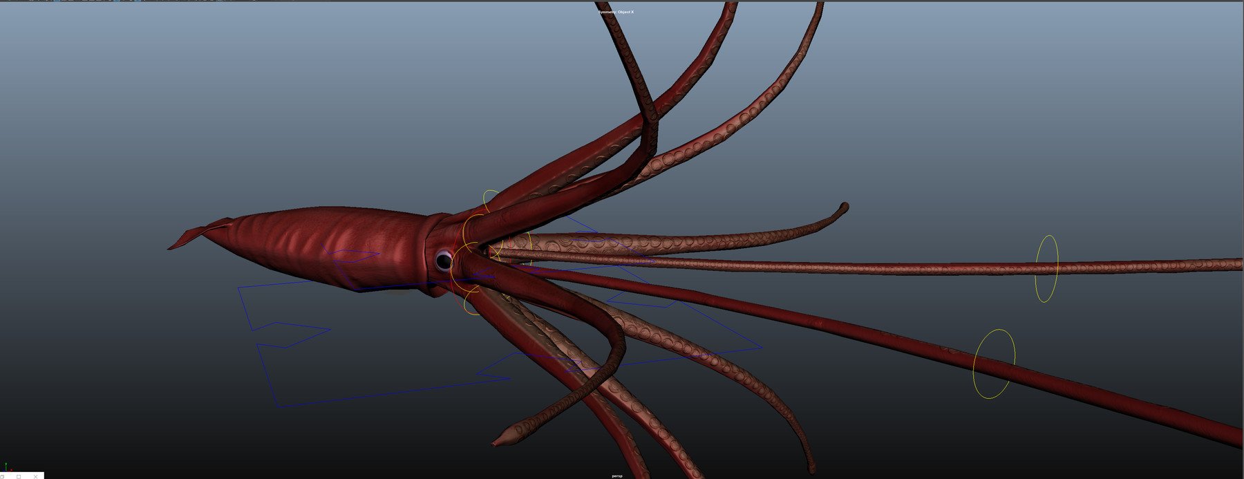 ArtStation - Game Ready Rigged Giant Squid | Resources