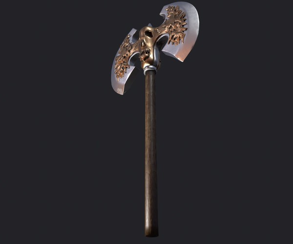 ArtStation - Ancient battle axe | Game Assets