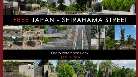 FREE Ref Pack - Streets of Shirahama (Japan)