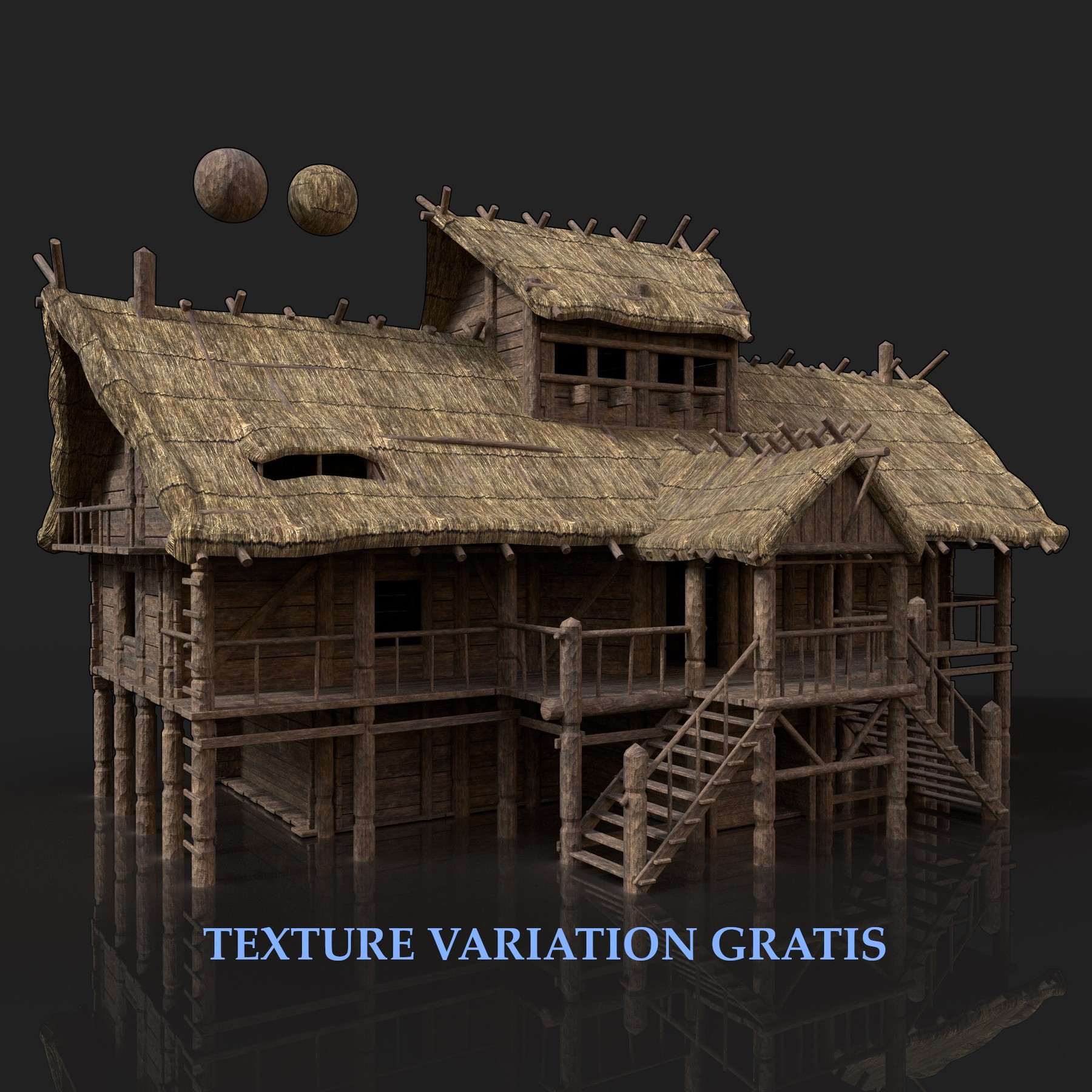 medieval wooden house