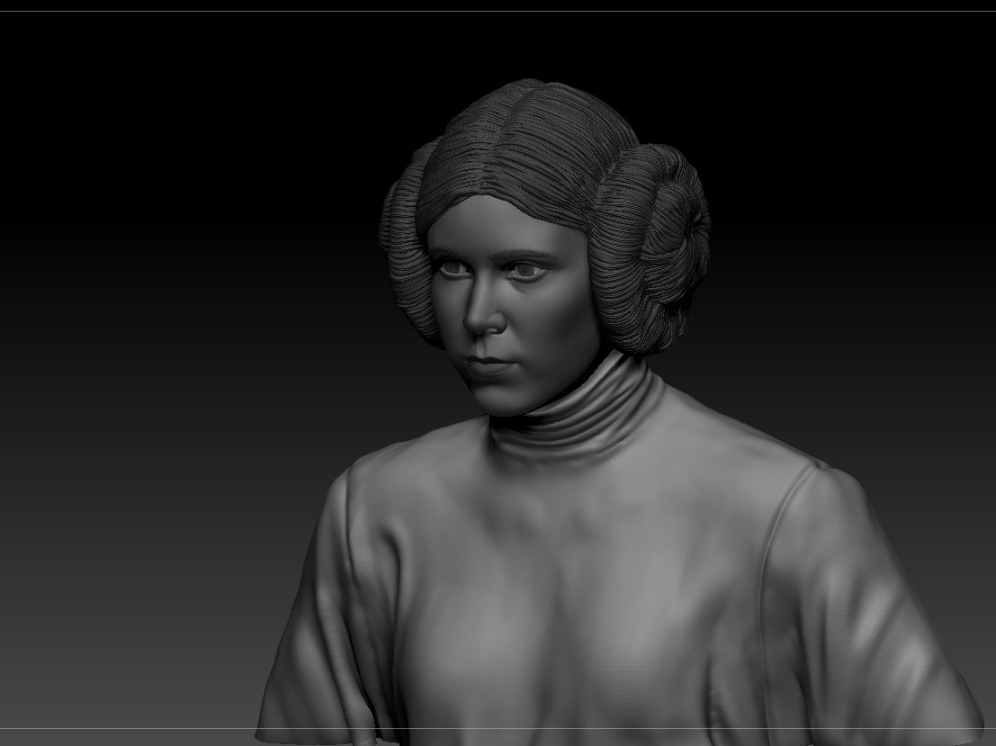 ArtStation - Carrie Fisher - Leia Organa - Star Wars A new hope | Resources