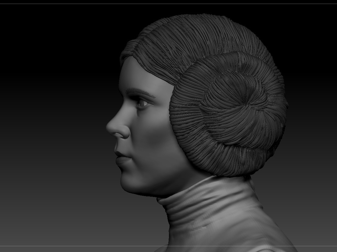 ArtStation - Carrie Fisher - Leia Organa - Star Wars A new hope | Resources