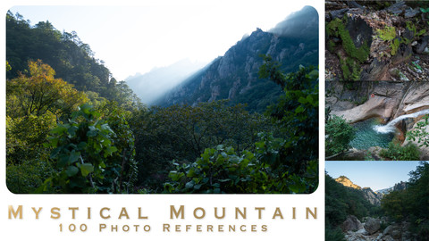 MYSTICAL MOUNTAIN - 100 Photo Reference Pack
