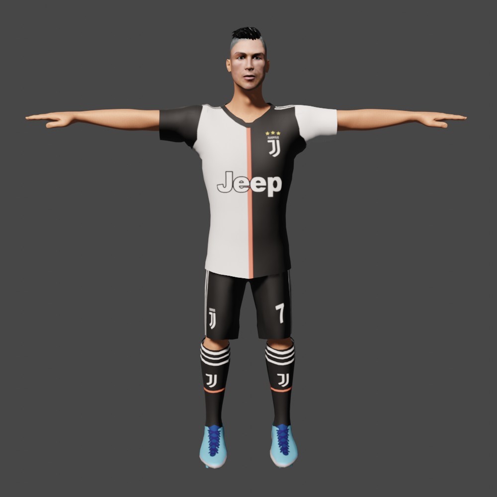 ArtStation - Cristiano Ronaldo | Game Assets