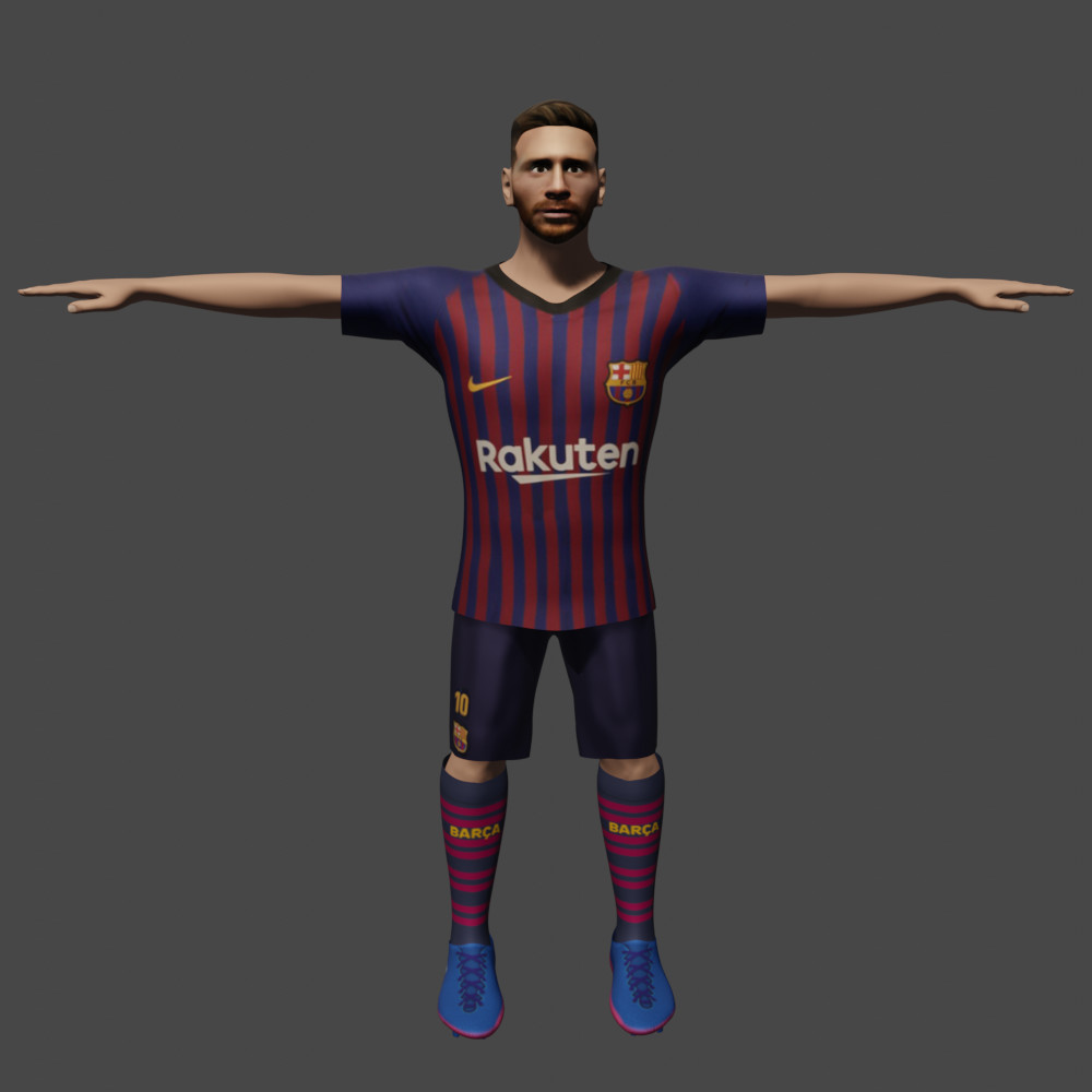 ArtStation - Lionel Messi | Game Assets