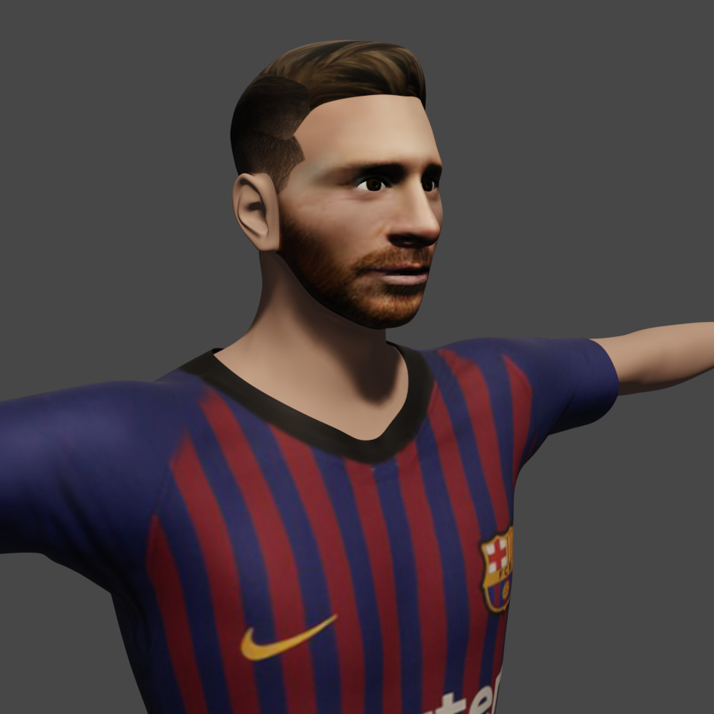 ArtStation - Lionel Messi | Game Assets