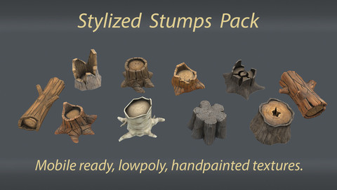 Stylized stumps pack