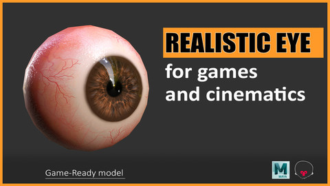 Realistic Eyes - For games and cinematics