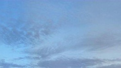 Cold Twilight Cloudscape