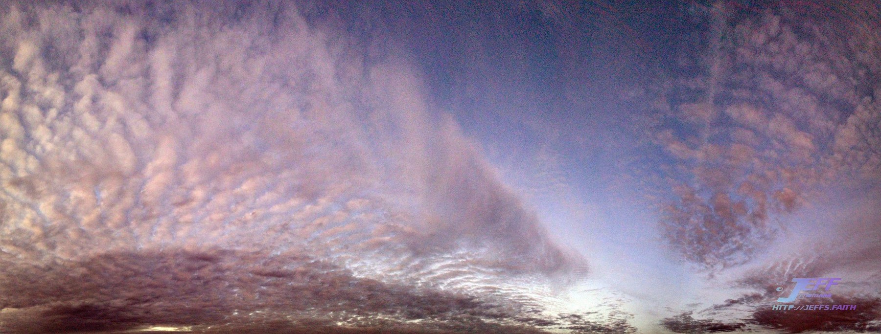 Cold Twilight Cloudscape
